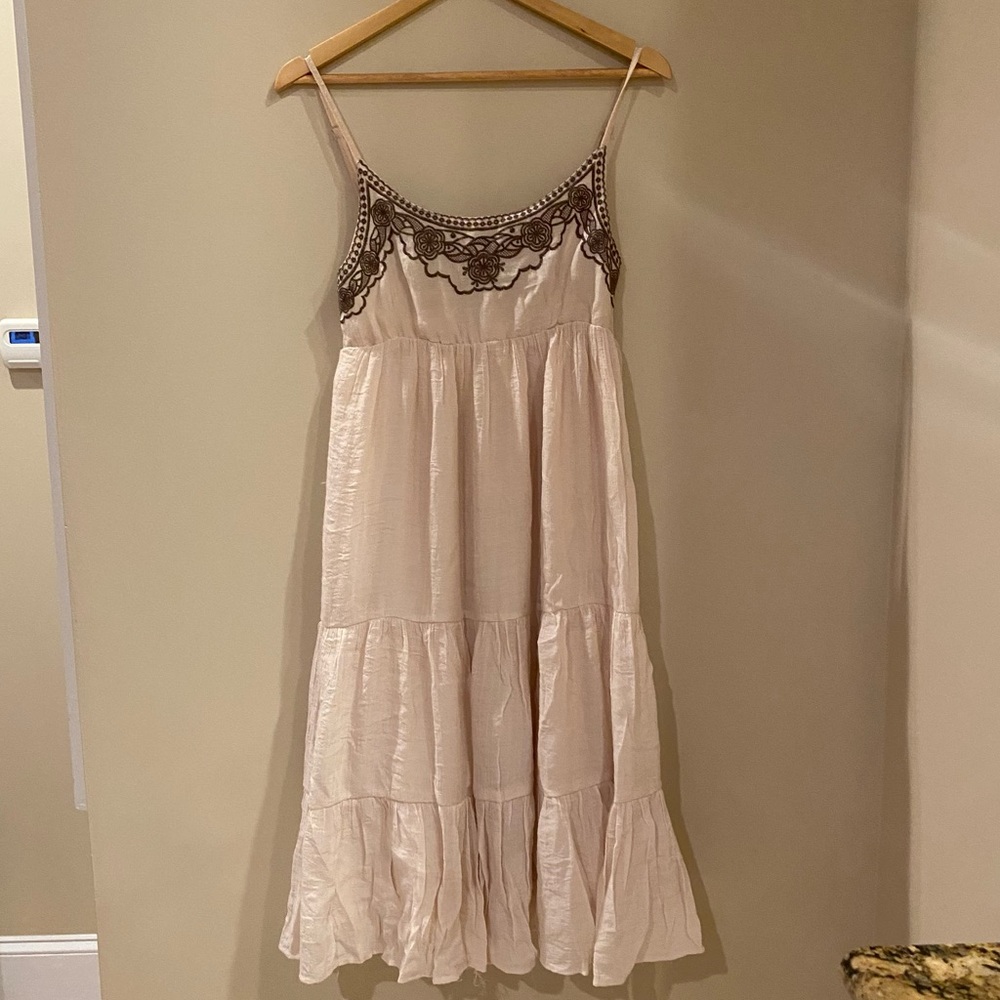 Boho dress with embroidery
